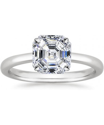 0.5 Carat to 1.5 Carat Lab Grown IGI Certified Solitaire Diamond Engagement Ring (G-H Color SI1-SI2 Clarity) 9 1.5 Carat Whit...